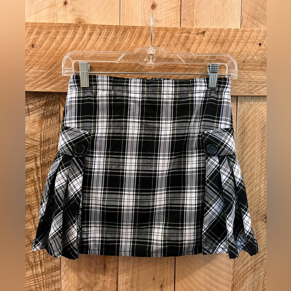 3 Lands End Plaid Skirts (2 with Inside Shorts), Three Styles, Size 10 Girls